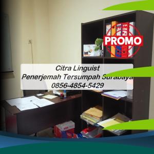FAST RESPONSE! 0856-4854-5429, Penerjemah Tersumpah Bahasa Inggris Surabaya