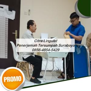 LANGSUNG PROSES! 0856-4854-5429, Penerjemah Tersumpah Murah Surabaya