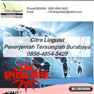 RECOMMENDED! 0856-4854-5429, Sworn Translator Terdekat Surabaya