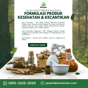 TERMURAH! TELP. 0815-3325-2029, Jasa Maklon Suplemen Kesehatan Tasikmalaya, Famsindo