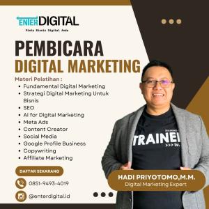 PROFESIONAL! HUB : 0851-9493-4019,  Jasa Narasumber Digital Marketing Cilegon