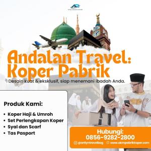 UNGGUL! WA: 0856-9282-2800, Produsen Koper Umroh Berkualitas Makassar, AKM
