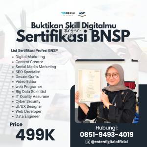 TERPERCAYA, Sertifikasi Digital Marketing BNSP Bangli