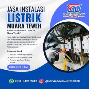 WA 0851-9412-2342 Jasa Instalasi Listrik Muara Teweh