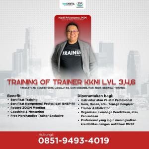 BERSERTIFIKAT! WA : 0851-9493-4019, Biaya Sertifikasi TOT Manokwari
