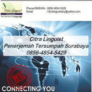 CERTIFIED! 0856-4854-5429, Translator Tersumpah di Surabaya