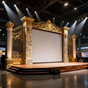 jasa pembuatan dekorasi pameran Medan Satria