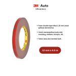 3M AFT Acrylic Foam Tape 5666, tebal 1.1 mm, size 12 mm x 4.5 m - Double Tape Mobil