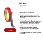 3M VHB Double Tape Automotive 4900 size 12mm x 4.5m -Double Tape Mobil
