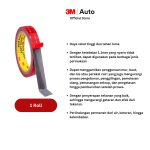 3M VHB Double Tape Automotive 4900 size 24mm x 4.5m - Double Tape Mobil
