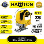 Hasston Mesin Gergaji Listrik 650 Watt / Jig Saw (3090-011)