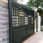 pagar rumah minimalis plus plat besi kuat tebal aman