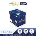 PaperOne Kertas Quarto 80gr All Purpose 1 Box (2500 lembar) Kertas HVS