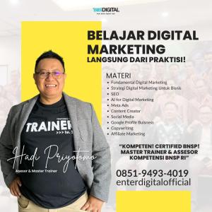 PROFESIONAL! HUB : 0851-9493-4019,  Narasumber Digital Marketing, Coach Hadi Priyotomo Cirebon
