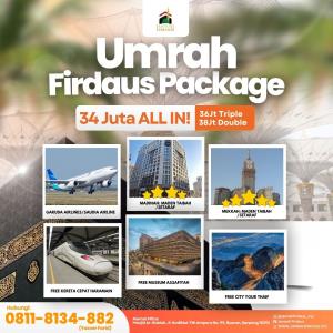 EKSKLUSIF! HUB: 0811-8134-882, Paket Umroh 4 Orang Tasikmalaya, Jannah Firdaus