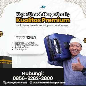 TERJAMIN! CALL 0856-9282-2800, Produsen Tas Koper Umroh Haji Banjarmasin, AKM