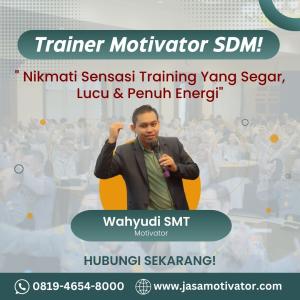 Narasumber Service Excellent Banyumas Bersertifikat! Coach Wahyudi SMT  (0819-4654-8000)
