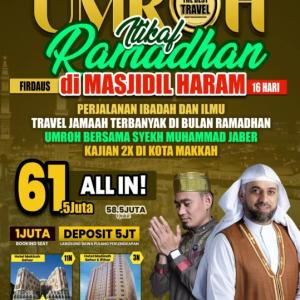 VIP! WA: 0811-8134-882, Umroh Plus Al Aqsa Gorontalo, Jannah Firdaus