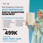 TERBAIK! WA: 0851-9493-4019, Sertifikasi Kompetensi Digital Marketing Kutai Kartanegara