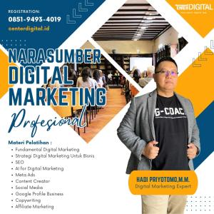BERPENGALAMAN! HUB : 0851-9493-4019,  Event Narasumber Digital Marketing Teluk Bintuni