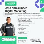 TERBAIK! HUB : 0851-9493-4019,  Harga Narasumber Digital Marketing Sorong
