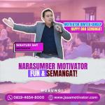 Motivator Demak, Terhandal! untuk Raker Perusahaan (0819-4654-800)