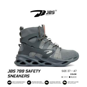 Sepatu JB Safety Sneakers / Sepatu Safety - Abu-abu, 39