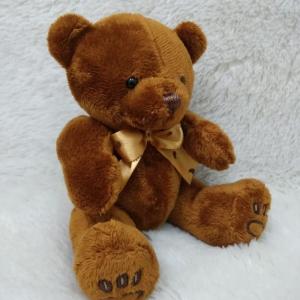 Pembuatan Boneka bear jointed size 13cm/5"/ boneka teddy/kado ultah/souvenir - Cokelat