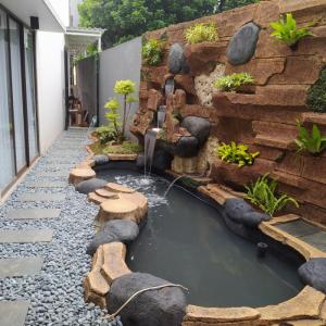 tukang kolam relief tebing jasa pembuatan kolam air mancur