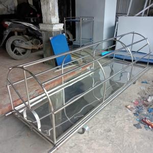 keranda jenazah stainless + roda