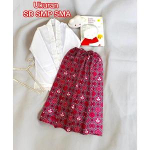 Konveksi Seragam Baju Kebaya Khas Jabar Betawi Hari Kartini Pawai Karnaval - Merah, M