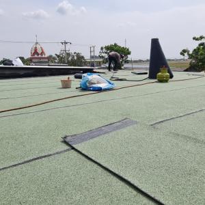 Membran Bakar Granule 3,5mm mesir  terpasang
