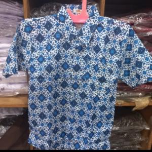 Konveksi seragam baju batik sekolah pendek no 17, 18