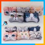 Pembuatan Bantal Mobil Kepal Kucing - Bantal Sandar Mob