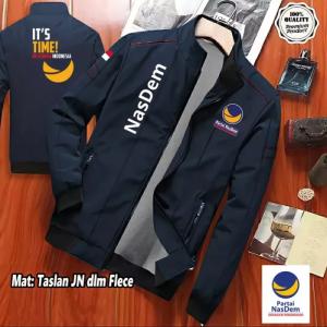 Konveksi JAKET PARTAI NASDEM / JAKET PARASIT / WINTER RUBY - Navy 1, M