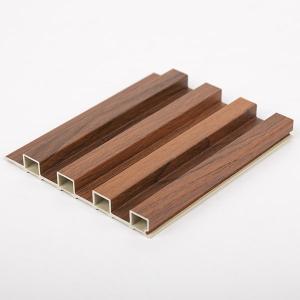 Wallpanel WPC Wood Panel 2,9 Meter Wallpanel Kisi Kisi 3D Panel Kayu  - Kotak CktWalnut