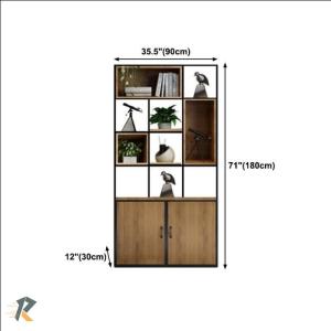 RAK PARTISI LEMARI PENYEKAT RUANGAN RAK VINTAGE INDUSTRAL