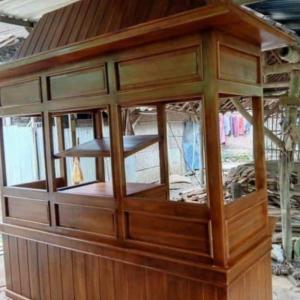 gerobak bakso joglo dua tungku