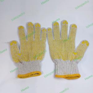 Sarung Tangan Bintik Kuning /Sarung Tangan Industri/Tukang/Las/Kerja