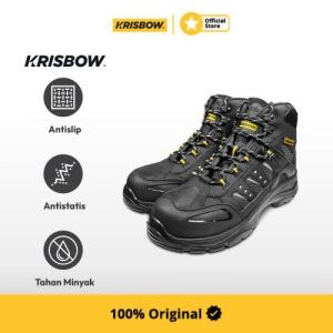 Krisbow Sepatu Safety Shoes Nemesis 6 Inchi Uk. 42- Hitam