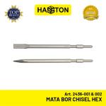 Hasston Mata Bor Hex Bobok Beton Tembok / Chisel Flat-Point (2436) - 	 HEX Flat, 17 x 280 mm