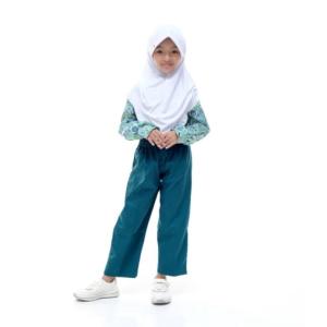 Konveksi baju seragam sekolah untuk TK RA baju batik igra bahan katun prima - Kerudung