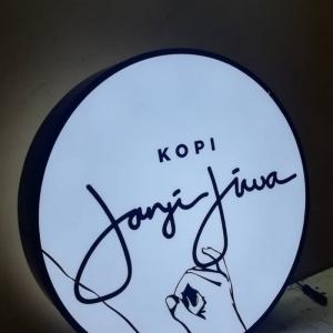 neon box bulat murah