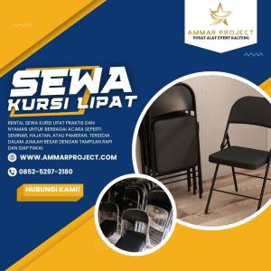 WA 0852–5297–2180 Rental Sewa Kursi Lipat di Palangkaraya