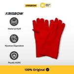 Krisbow Glove Sarung Tangan Pengaman Las Kulit 36 Cm - Merah