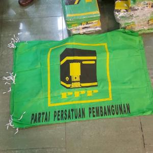 Bendera PPP Bendera P3 Partai PPP Ukuran sedang 120x80cm isi 50pcs