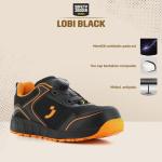 Sepatu Safety Jogger LOBI S1P LOW TLS BLK/ Sepatu Proyek Pria Ringan - 39