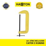 Hasston Alat Jepit Catok C / C-Clamp Klem C Kuning (0760) - C-Clamp 3''