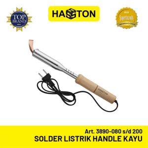 Hasston Solder Listrik Handle Kayu / Soldering Iron (3890) - SODERAN 80 W