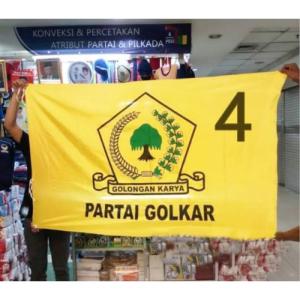 Bendera partai golkar 2 x 3 m terbaru